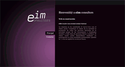 Desktop Screenshot of eimconsultors.com